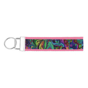 Brain Melt Wrist Keychain