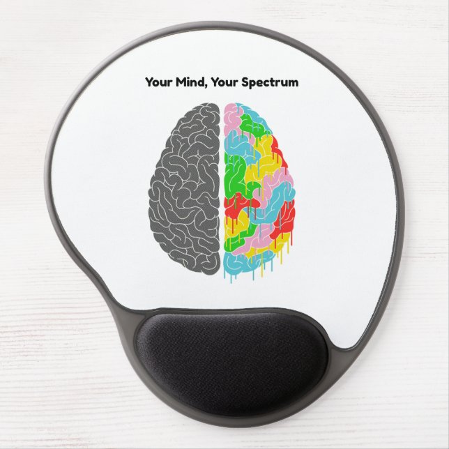 Brain mind gel mouse pad (Front)