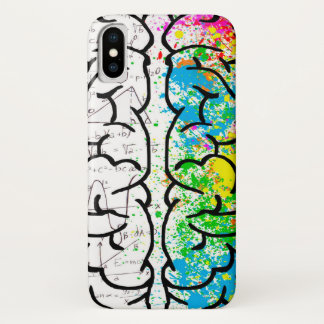 Brain mind psychology idea drawing iPhone x case