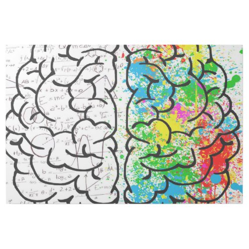Brain mind psychology idea drawing gallery wrap