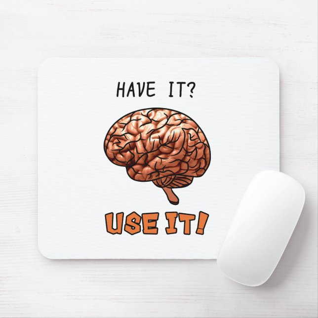 Brain Mouse Pad (With Mouse)