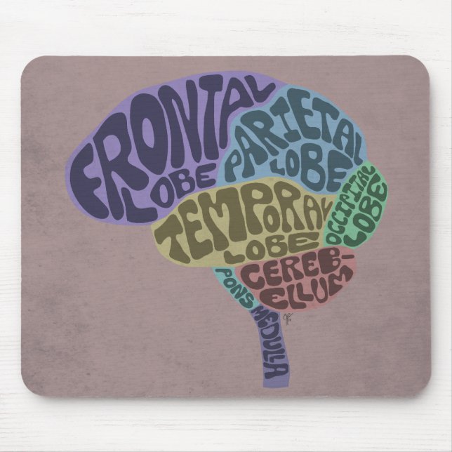 Brain Mousepad (Front)
