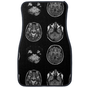 Brain MRI scan Car Floor Mat
