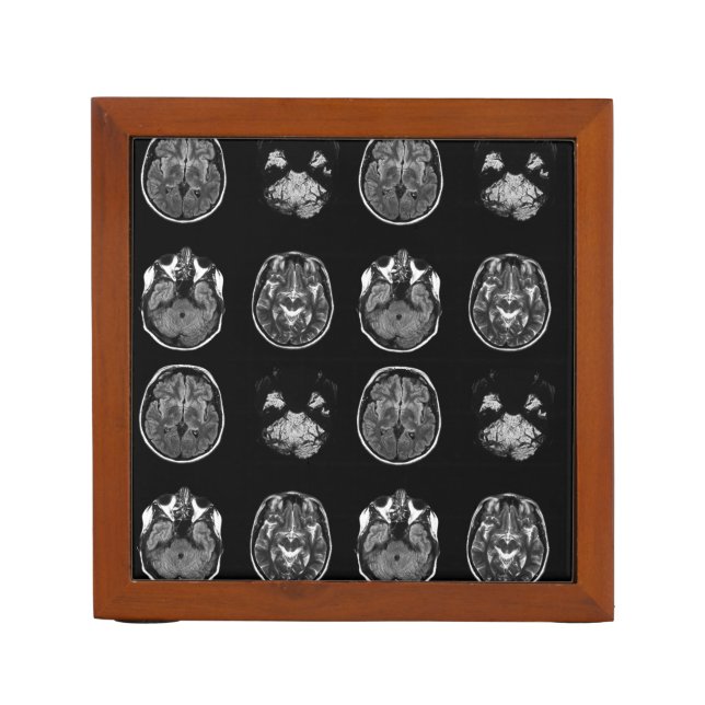 Brain MRI scan Desk Organizer (Front)