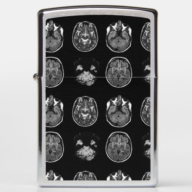 Brain MRI scan Zippo Lighter (Front)