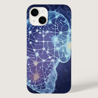Brain Network Illustration - Neural Network Case-Mate iPhone 14 Case