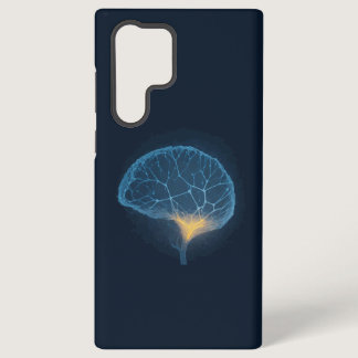 Brain Network Illustration With Halos Samsung Galaxy S22 Ultra Case