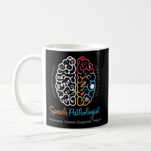 Brain Of A Speech Pathologist Speech Language Ther Coffee Mug