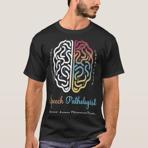 Brain of a Speech Pathologist Speech Language Ther T_Shirt