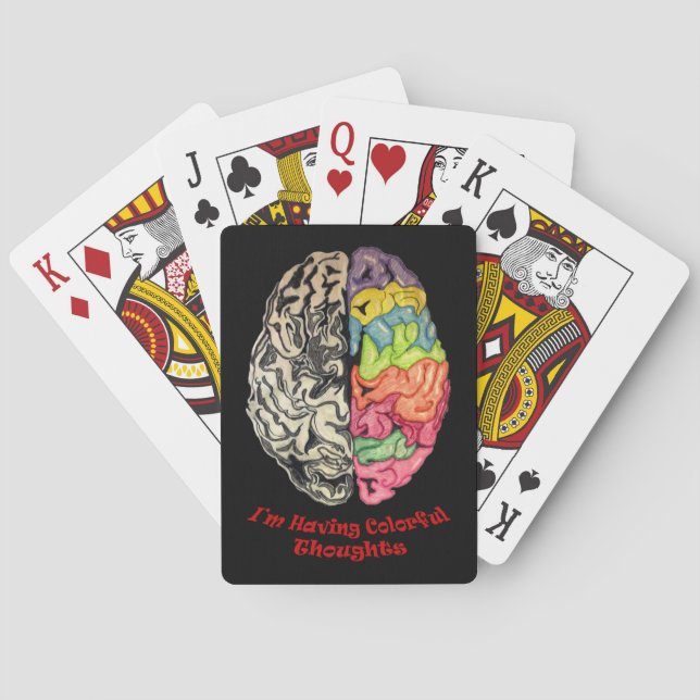 Brain on Deck Playing Cards (Back)