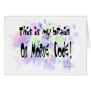 Brain on Morse Code