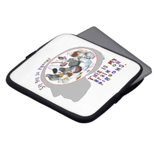 Brain On Pigeons Laptop Sleeve