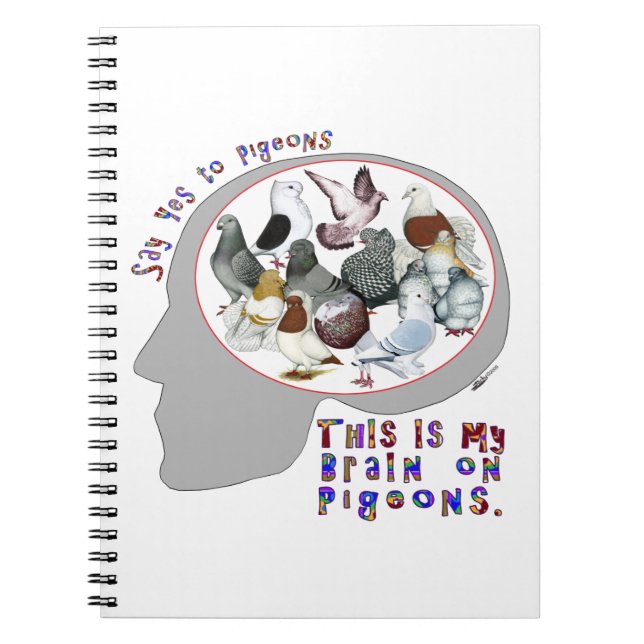 Brain On Pigeons Notebook (Front)