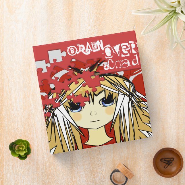 Brain Over Load Cute Anime Girls Binder (In Situ)