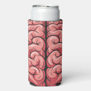 Brain Pattern Foam Can/Bottle Cooler