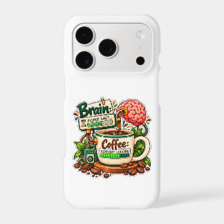 Brain Please Wait Coffee Already Loading Funny Cof Iphone 18 Pro Case