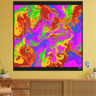 Brain Porridge in Abstract Canvas Print