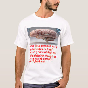 Brain Preservation Message (with screens) T-Shirt