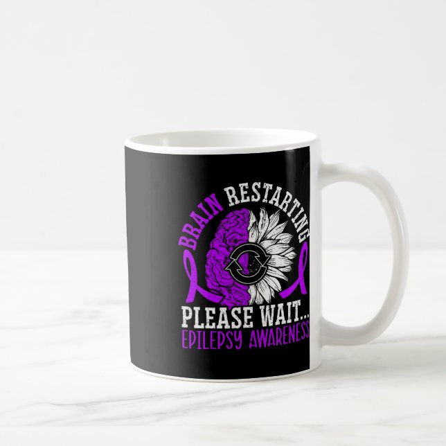 Brain Restarting Please Wait Epileptic Epilepsy Aw Coffee Mug (Right)