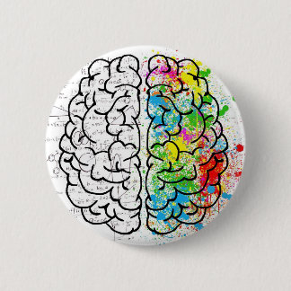 brain series pinback button
