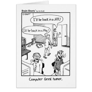 Brain Shorts "Geek Humor" by Jim Kraft Cards