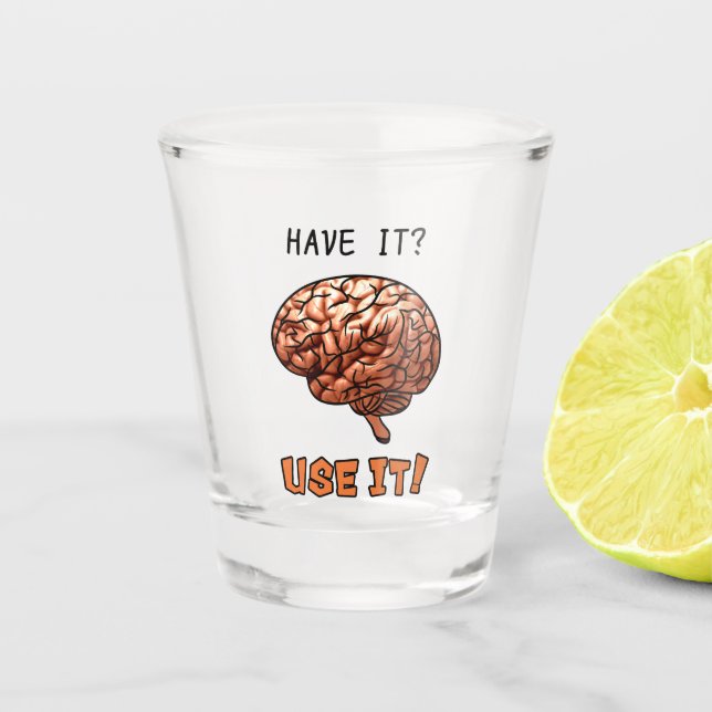 Brain Shot Glass (Front)