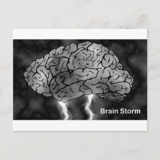 Brain Storm Postcard