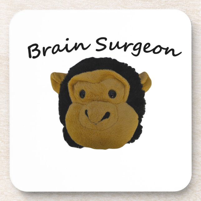 Brain Surgeon Beverage Coaster (Front)