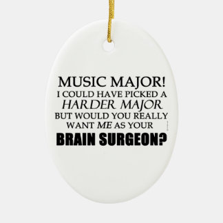 Brain Surgeon Ceramic Ornament