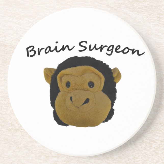 Brain Surgeon Drink Coaster (Front)