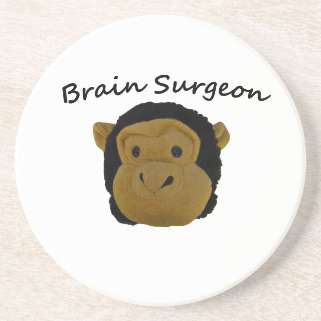 Brain Surgeon Drink Coaster (Front)