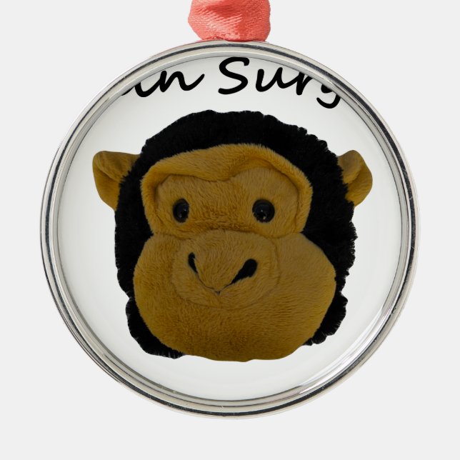 Brain Surgeon Metal Ornament (Front)