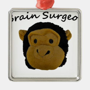 Brain Surgeon Metal Ornament