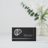 Brain Surgeon / Psychologist Doctor Clinic Business Card (Standing Front)