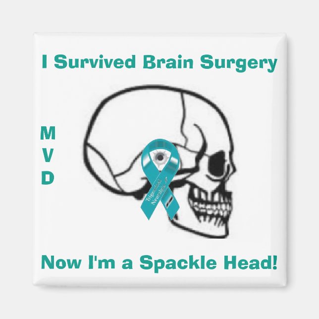 Brain Surgery Awareness Magnet (Front)