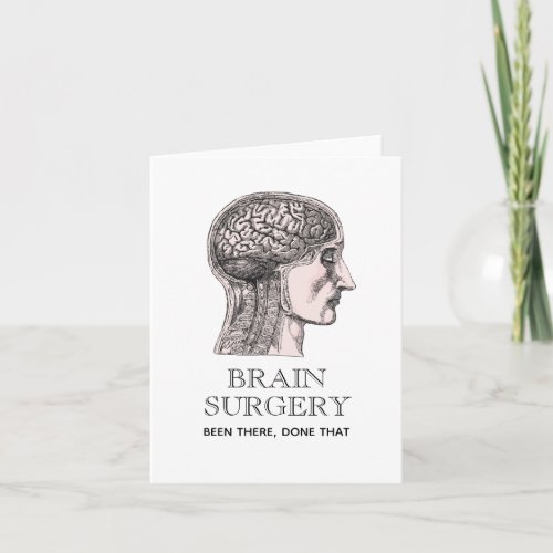 Brain Surgery Patient Get Well Card