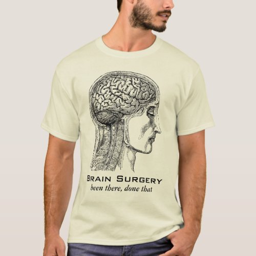 Brain Surgery Survivor Antique Medical Engraving T_Shirt