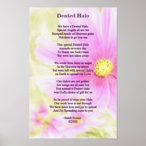 Brain Surgery Survivor Poem Poster