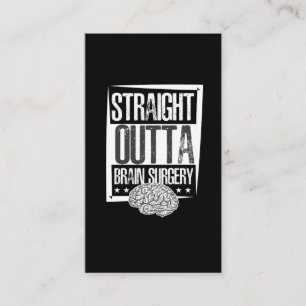 Brain Surgery Survivor Post Tumor Recovery Business Card