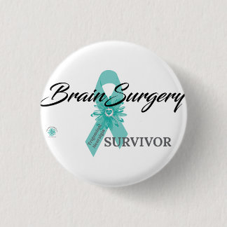 Brain Surgery Survivor - Trigeminal Neuralgia Button