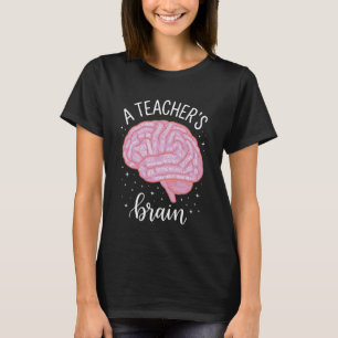 Brain Teacher Appreciation Back to School Pre-k Ki T-Shirt