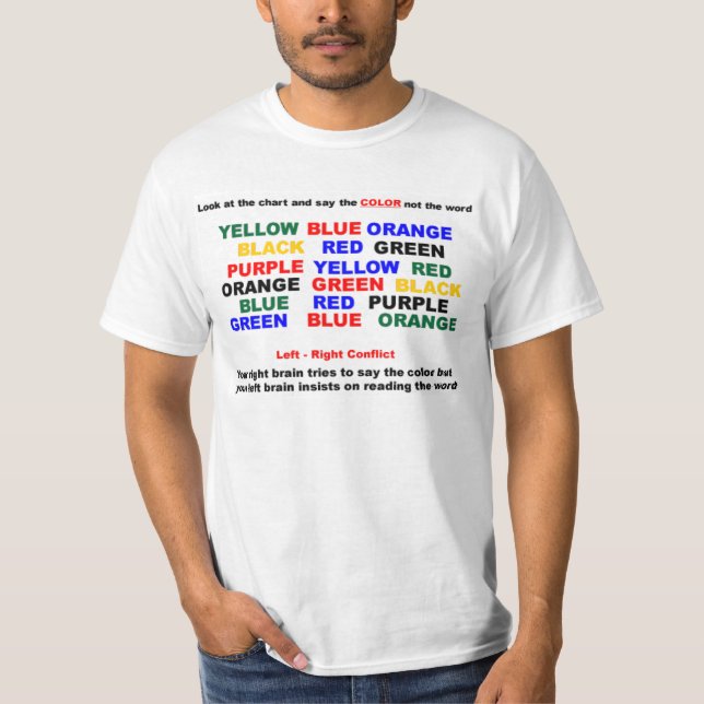 Brain Teaser T-Shirt (Front)