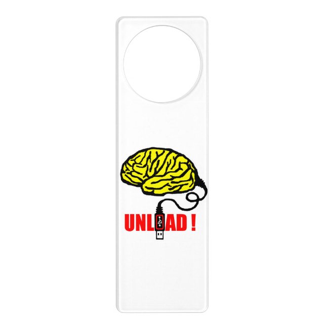 Brain to unload door hanger (Front)