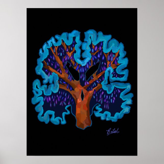 Brain tree design poster (Front)
