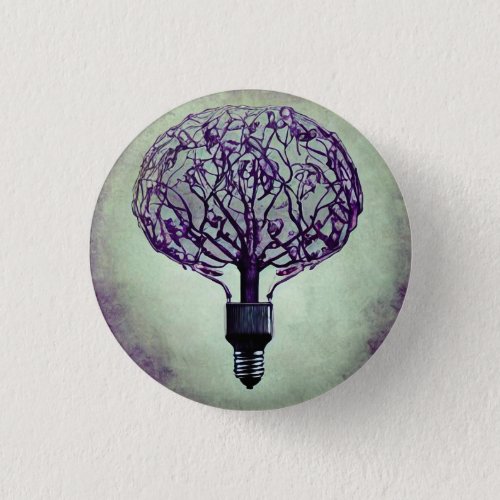 Brain Tree Lightbulb Button