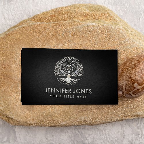 Brain Tree of life _ Mother of pearl Business Card