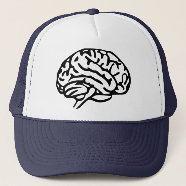 Brain Trucker Hat (Front)