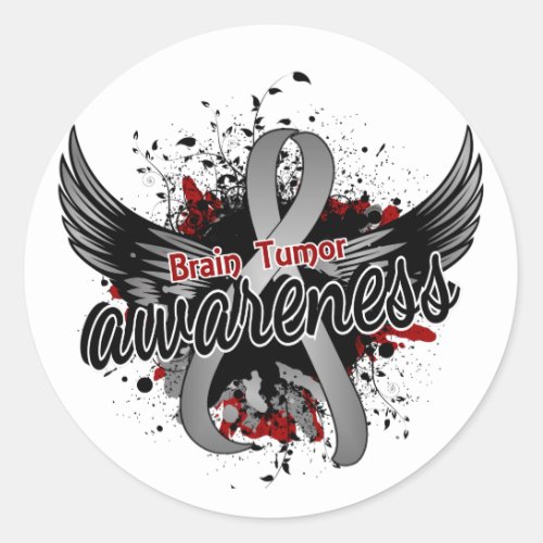 Brain Tumor Awareness 16 Classic Round Sticker