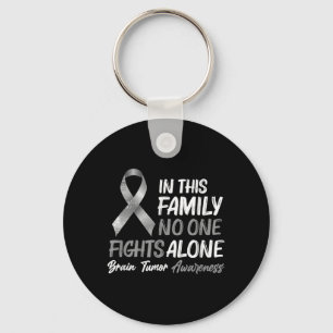 Brain Tumor Awareness - Brain Cancer Support Keychain