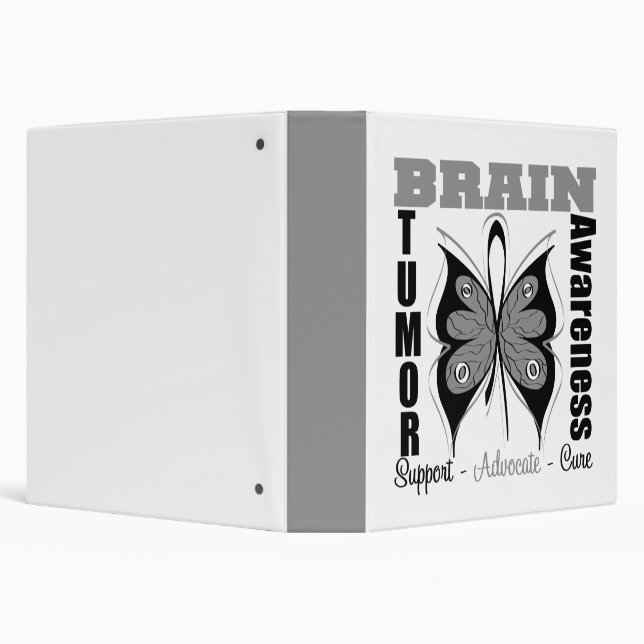 Brain Tumor Awareness Butterfly Binder (Background)